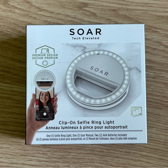 *SALE* Soar Clip on Selfie Ring Light - Picture 3 of 15